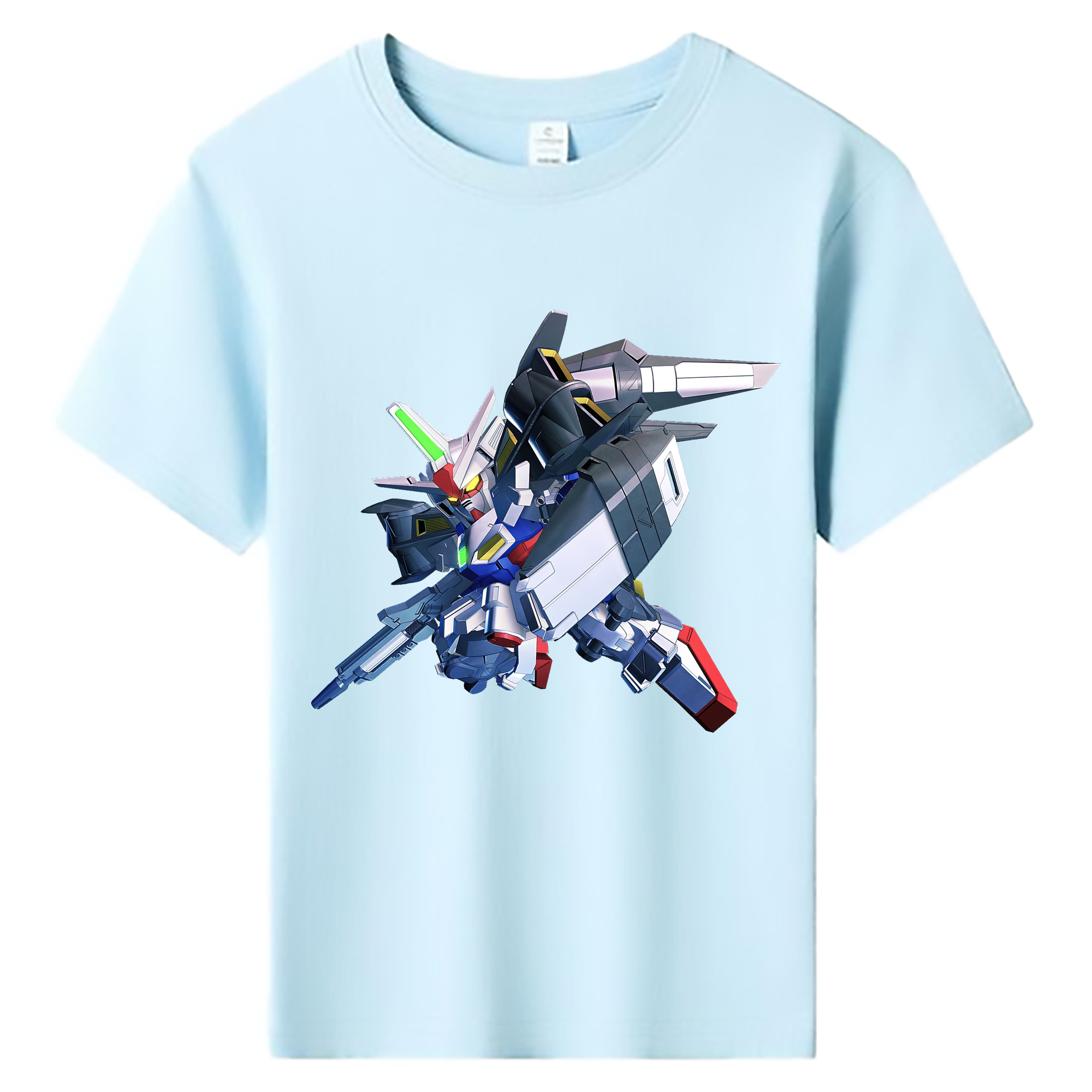 （画像用） 機動戦士ガンダム Mobile Suit Gundam 綿100％キッズTシャツ（フロントプリント）